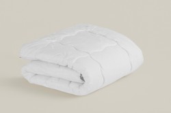 Bambu Çift Kişilik Beyaz Yastık Yorgan Seti Çift Kişilik Yorgan + 2 Yastık - Thumbnail