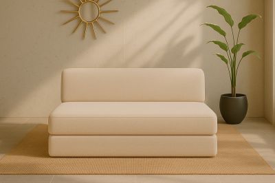 Sleeptown - Magic Çift Kişilik Katlanır Yataklı Koltuk Bej