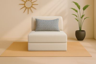 Sleeptown - Magic Tek Kişilik Katlanır Yataklı Koltuk Bej