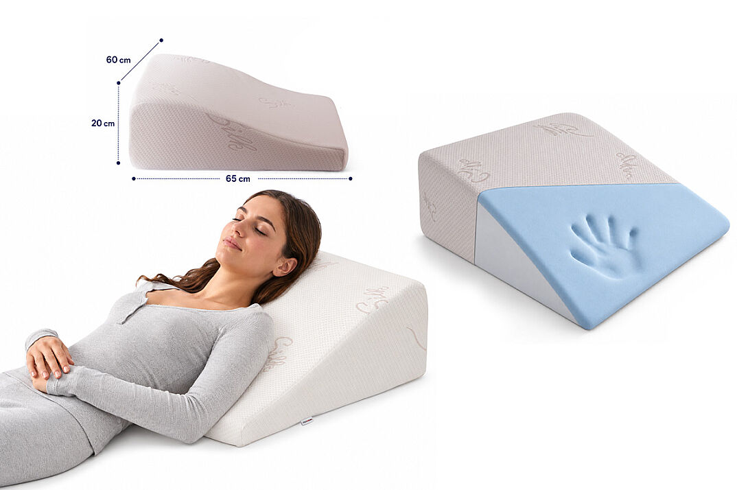 Visco Reflux Dik Açılı Tencel Kumaş Reflü Yastığı - 6